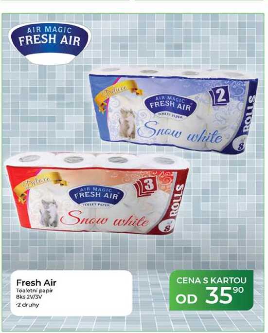 Fresh Air Toaletní papír Bks 2V/3V  