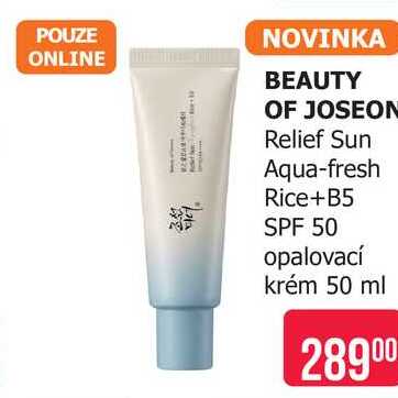 BEAUTY OF JOSEON Relief Sun Aqua-fresh Rice+B5 SPF 50 opalovací krém 50 ml