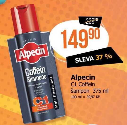 Alpecin Coffein Shampoo C1 375 ml