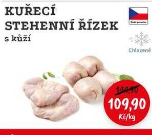 KUŘECÍ STEHENNÍ ŘÍZEK s kůží 1kg