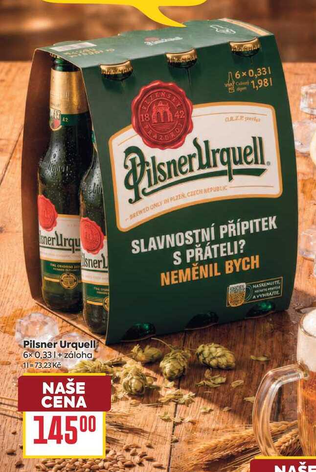 Pilsner Urquell 6x 0,33l
