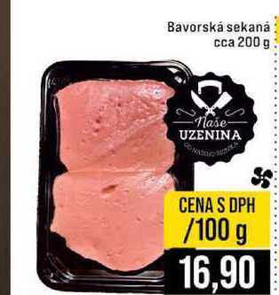 Bavorská sekaná cca 200 g 100g