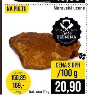Moravské uzené 100g