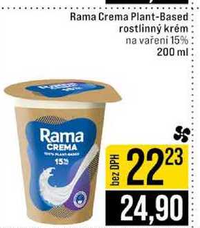 Rama Crema Plant-Based rostlinný krém na vaření 15% 200 ml