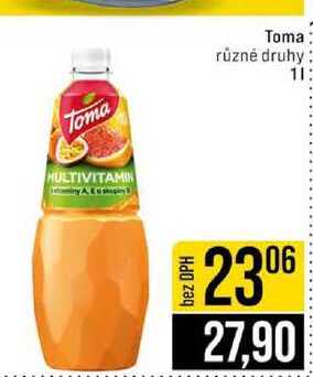 Toma různé druhy 1l