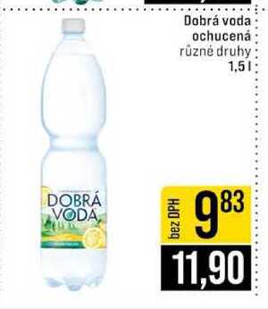Dobrá voda ochucená různé druhy 1,5l