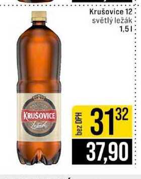 Krušovice 12 světlý ležák 1,5l
