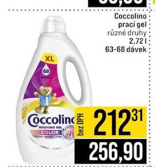 Coccolino prací gel různé druhy 2,72l 63-68 dávek