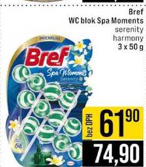 Bref WC blok Spa Moments serenity harmony 3 x 50 g