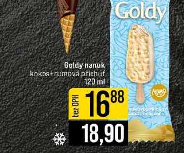 Goldy nanuk kokos+rumová příchut 120 ml
