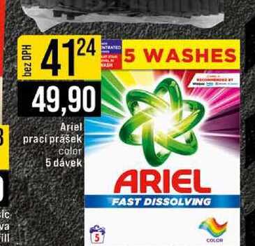 Ariel prací prášek color 5 dávek