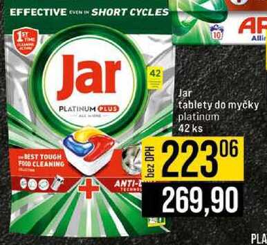 Jar tablety do myčky platinum 42 ks