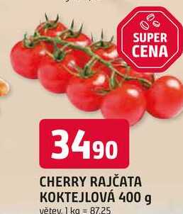 CHERRY RAJČATA KOKTEJLOVÁ 400 g