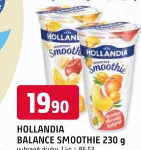 HOLLANDIA BALANCE SMOOTHIE 230 g