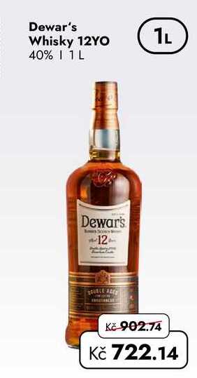 Dewar's Whisky 12YO 40% 1 L