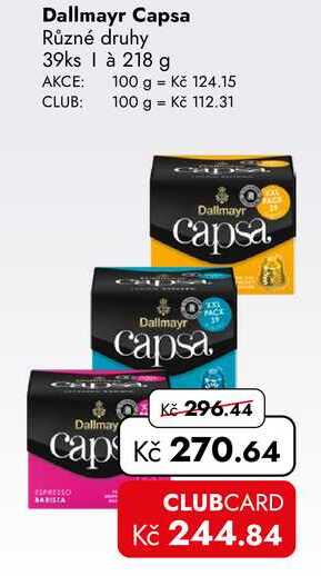 Dallmayr Capsa 39ks 1 à 218 g