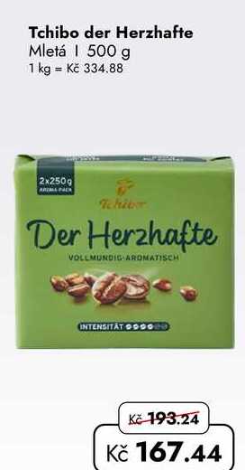 Tchibo der Herzhafte Mletá 500 g
