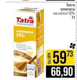 Tatra smetana na vařeni 12% 1l