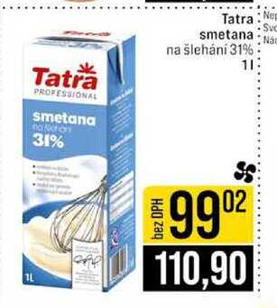 Tatra smetana na šlehání 31% 1l