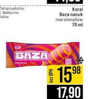 Koral Baza nanuk marshmallow 70 ml