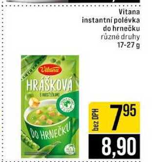Vitana instantní polévka do hrnečku různé druhy 17-27 g 