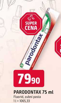 PARODONTAX 75 ml Fluorid, zubní pasta