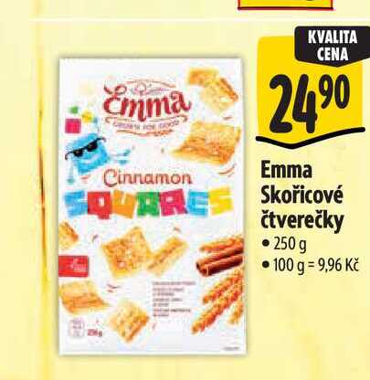 Emma Skořicové čtverečky 250 g