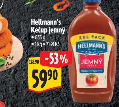 Hellmann's Kečup jemný 833 g