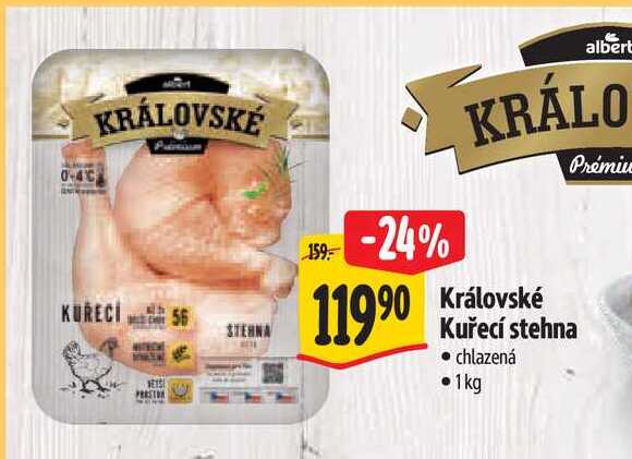   Královské Kuřecí stehna 1 kg