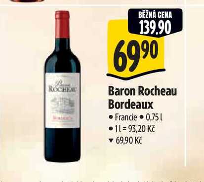 Baron Rocheau Bordeaux 0,75 l