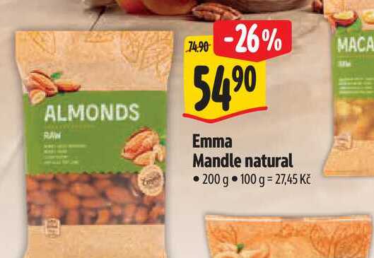 Emma Mandle natural 200 g
