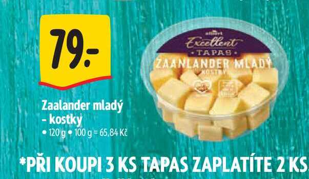 Zaalander mladý kostky 120 g