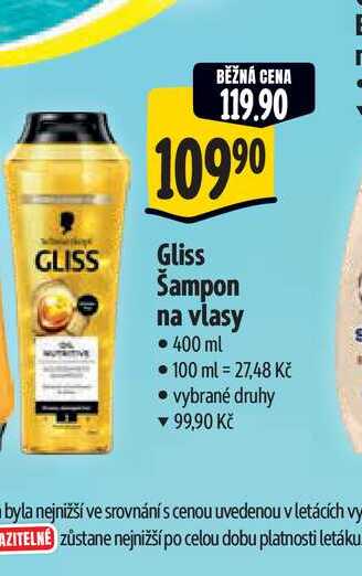 Gliss Šampon na vlasy 400 ml