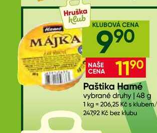 Homé Paštika Hamé vybrané druhy 48 g 