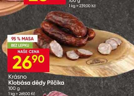Krásno Klobása dědy Pilčíka 100 g