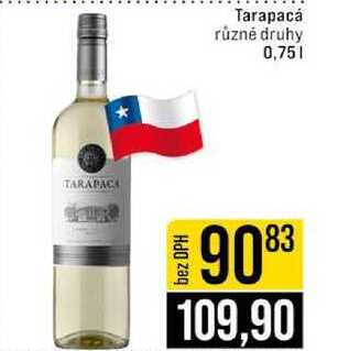 Tarapacá různé druhy 0,75l