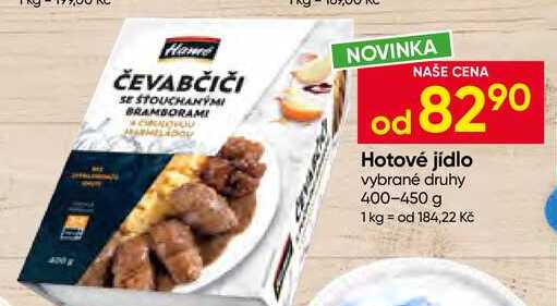 Hamé Hotové jídlo vybrané druhy 400-450 g