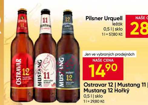 Ostravar 12 0,5l sklo