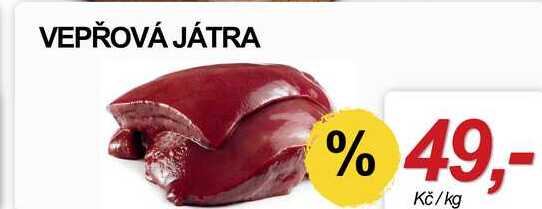 VEPŘOVÁ JÁTRA, 1 kg