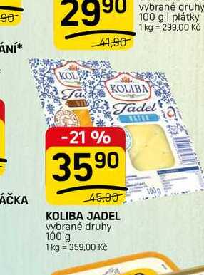 KOLIBA JADEL vybrané druhy 100 g
