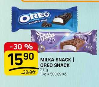 MILKA SNACK | OREO SNACK 27 g