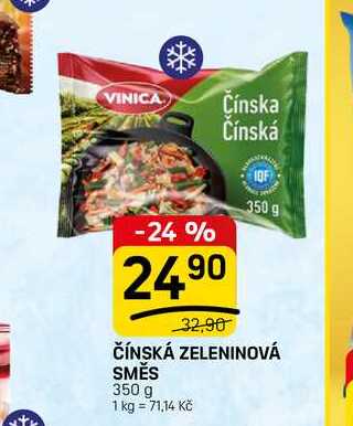 ČÍNSKÁ ZELENINOVÁ SMĚS 350 g