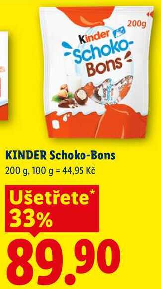 KINDER Schoko-Bons, 200 g
