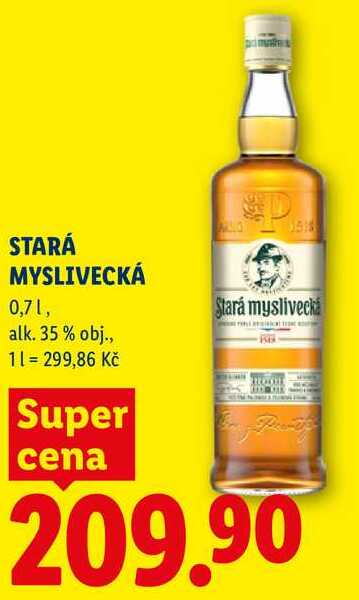 STARÁ MYSLIVECKÁ, 0,7 l