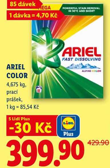 ARIEL COLOR 4,675 kg/85 PD