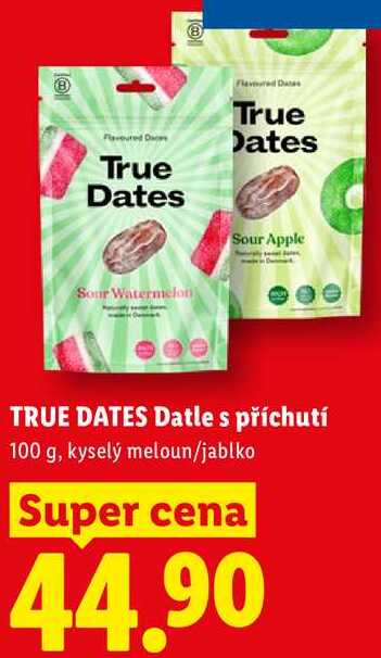 TRUE DATES Datle s příchutí. 100 g