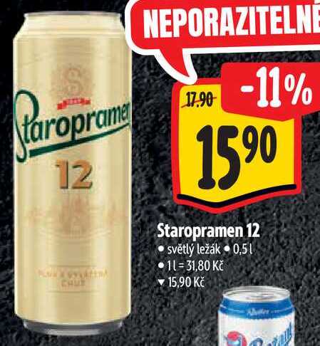 Staropramen 12, 0,5 l