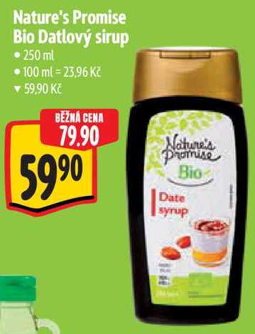 Nature's Promise Bio Datlový sirup, 250 ml