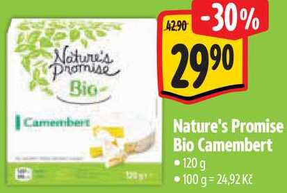 Nature's Promise Bio Camembert, 120 g