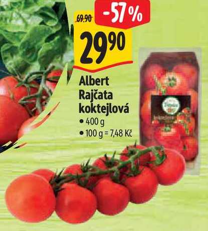 Albert Rajčata koktejlová, 400 g